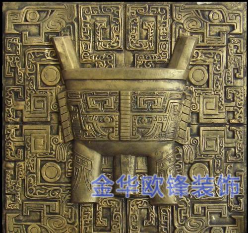 玻璃鋼仿銅浮雕