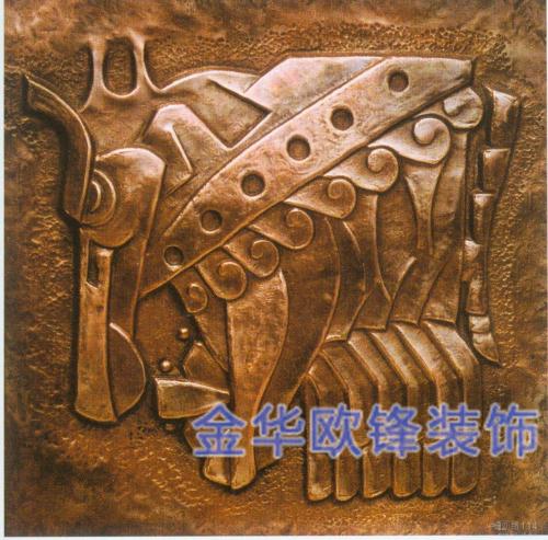 玻璃鋼仿銅浮雕